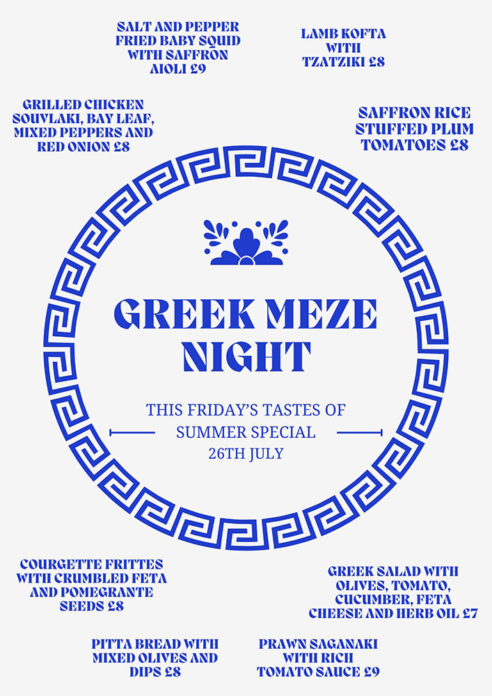 Greek Meze Night