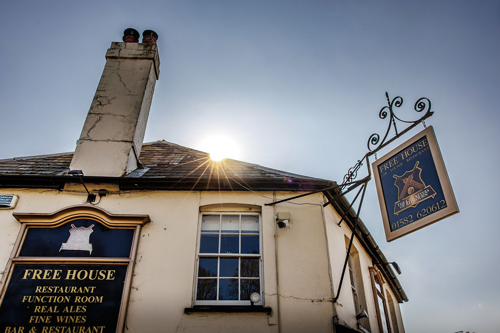 Beer Garden at The Cricketers of Redbourn