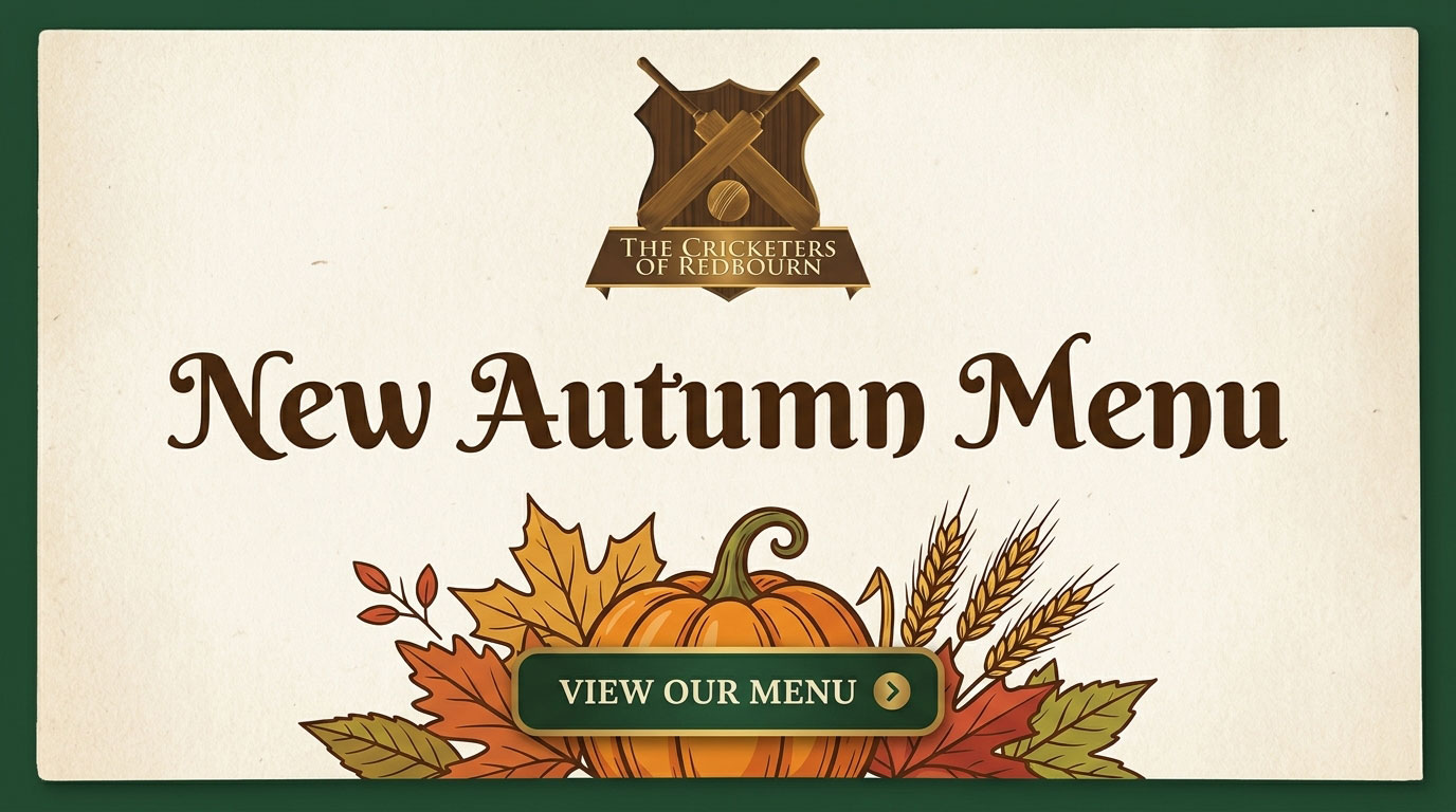 New Autumn Menu at The Cricketers of Redbourn